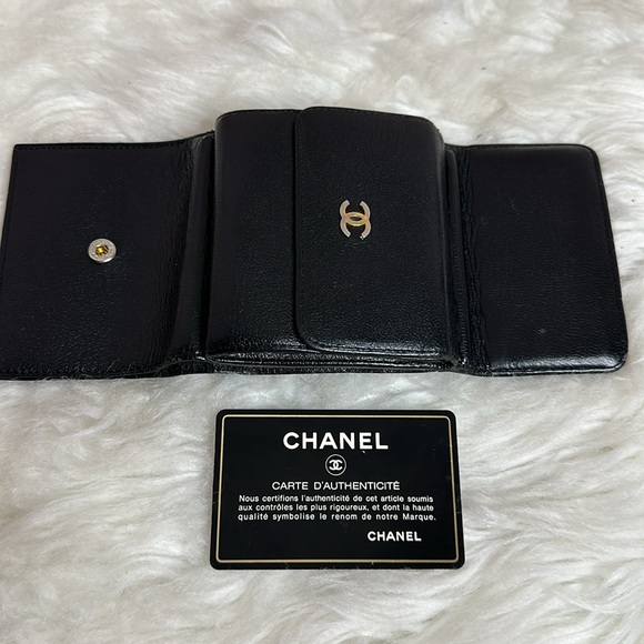 💯Authentic Chanel Short Trifold Wallet🍀 - Picture 9 of 14
